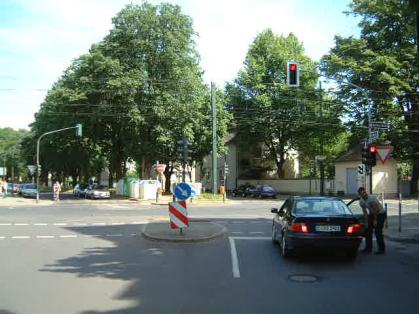  Bild: Kreuzung Aachener Str. / Kopernikusstr. / Im Dahlacker, Richtung Osten 