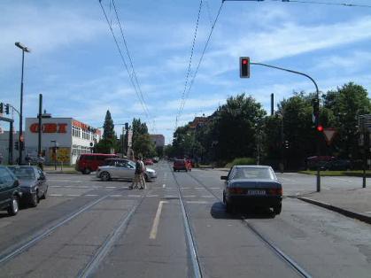  Bild: Kreuzung Aachener Str. / Südring, Richtung Süden 