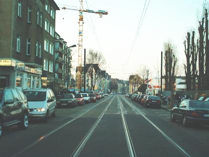  Bild: Kreuzung Aachener Str. / Zonser Str., Richtung Norden 