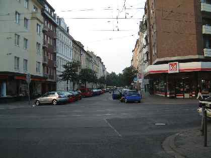  Bild: Kreuzung Friedenstr. / Bilker Allee, Richtung NordenNordosten 