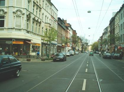  Bild: Kreuzung Wissmannstr. / Bilker Allee, Richtung Osten 