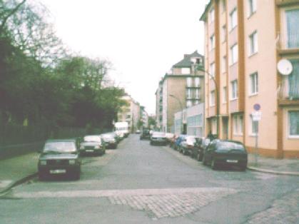  Bild: Kreuzung Kronenstr. / Bachstr., Richtung Norden 