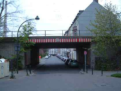  Bild: Kreuzung Weberstr. / Färberstr. / Esmarchstr., Richtung Norden 