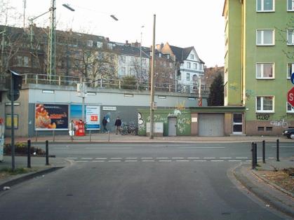  Bild: Kreuzung Ringelsweide / Oberbilker Allee / Färberstr., Richtung Norden 