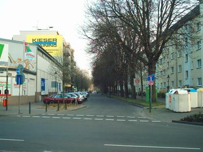  Bild: Kreuzung Ringelsweide / Oberbilker Allee / Färberstr., Richtung Süden 