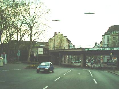  Bild: Kreuzung Ringelsweide / Oberbilker Allee / Färberstr., Richtung Westen 