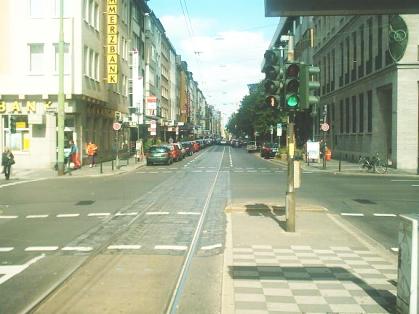  Bild: Kreuzung Friedrichstr. / Fürstenwall, Richtung Norden 