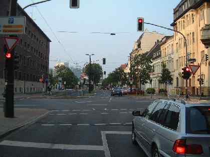  Bild: Kreuzung Jürgensplatz / Fürstenwall / Lorettostr., Richtung Norden 