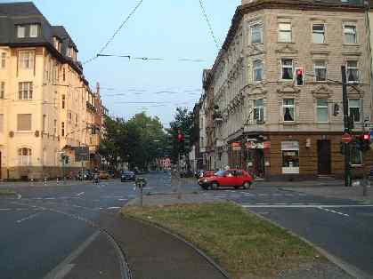  Bild: Kreuzung Jürgensplatz / Fürstenwall / Lorettostr., Richtung Osten 