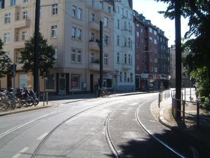  Bild: Kreuzung Philipp-Reis-Str. / Kirchfeldstr., Richtung Westen 