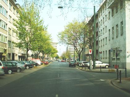  Bild: Kreuzung Kronenstr. / Fürstenwall, Richtung Osten 
