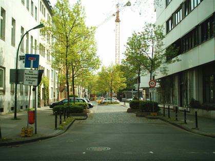  Bild: Kreuzung Kronenstr. / Fürstenwall, Richtung Süden 