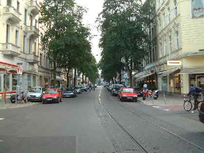  Bild: Kreuzung Lorettostr. / Düsselstr., Richtung SüdenSüdwesten 