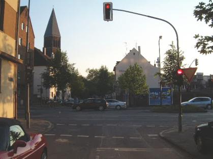  Bild: Kreuzung Mecumstr. / Fruchtstr., Richtung Westen 